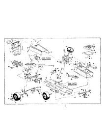 Main Frame parts for Craftsman Front-Engine Lawn Tractor 536250821 from AppliancePartsPros.com