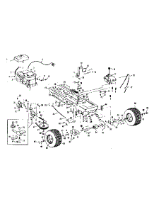 Drive Assembly parts for Craftsman Front-Engine Lawn Tractor 536250822 from AppliancePartsPros.com