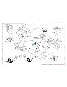 Main Frame parts for Craftsman Front-Engine Lawn Tractor 536250823 from AppliancePartsPros.com