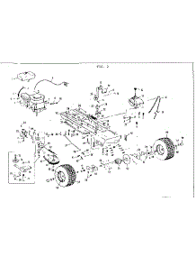Drive Assembly parts for Craftsman Front-Engine Lawn Tractor 536250823 from AppliancePartsPros.com