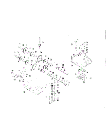 Transmission parts for Craftsman Front-Engine Lawn Tractor 536250823 from AppliancePartsPros.com