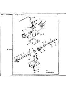 Transmission parts for Craftsman Front-Engine Lawn Tractor 536250850 from AppliancePartsPros.com