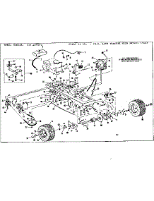 Drive Assembly parts for Craftsman Front-Engine Lawn Tractor 536250860 from AppliancePartsPros.com