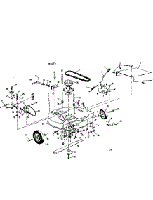 Mower Deck parts for Craftsman Rear-Engine Riding Mower 536250870 from AppliancePartsPros.com
