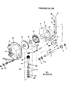 Transmission parts for Craftsman Rear-Engine Riding Mower 536250870 from AppliancePartsPros.com