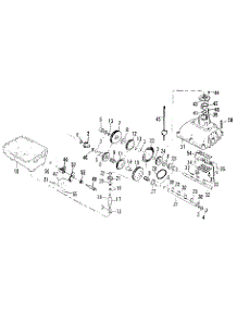 Transmission parts for Craftsman Front-Engine Lawn Tractor 536250910 from AppliancePartsPros.com