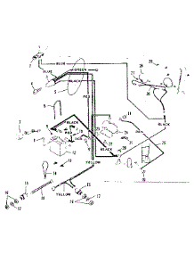 Wiring Diagram parts for Craftsman Front-Engine Lawn Tractor 536250920 from AppliancePartsPros.com