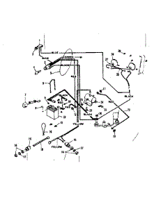 Wiring Diagram parts for Craftsman Front-Engine Lawn Tractor 536250921 from AppliancePartsPros.com