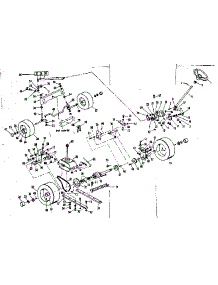 Front And Rear Axle Assembly parts for Craftsman Front-Engine Lawn Tractor 536250921 from AppliancePartsPros.com