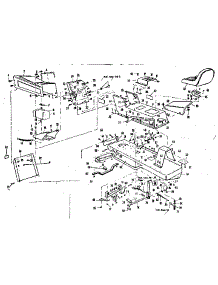 Top Half parts for Craftsman Front-Engine Lawn Tractor 536250921 from AppliancePartsPros.com