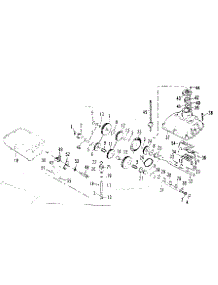 Transmission parts for Craftsman Front-Engine Lawn Tractor 536250922 from AppliancePartsPros.com