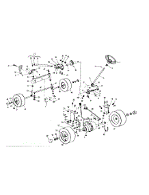 Steering And Front Axle parts for Craftsman Front-Engine Lawn Tractor 536250930 from AppliancePartsPros.com