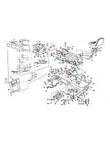 Top Half parts for Craftsman Front-Engine Lawn Tractor 536250931 from AppliancePartsPros.com