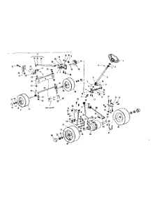 Steering And Front Axle parts for Craftsman Front-Engine Lawn Tractor 536250931 from AppliancePartsPros.com
