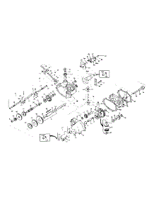 Transaxle parts for Craftsman Front-Engine Lawn Tractor 536250931 from AppliancePartsPros.com