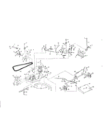 Mower Assembly parts for Craftsman Front-Engine Lawn Tractor 536250940 from AppliancePartsPros.com