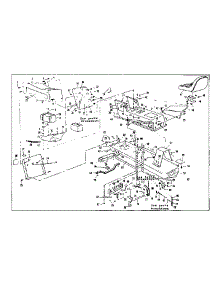 Main Frame parts for Craftsman Front-Engine Lawn Tractor 536250941 from AppliancePartsPros.com