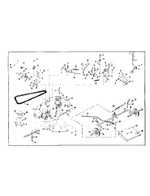 Mower Deck parts for Craftsman Front-Engine Lawn Tractor 536250941 from AppliancePartsPros.com