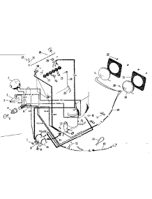 Electrical parts for Craftsman Front-Engine Lawn Tractor 536250960 from AppliancePartsPros.com