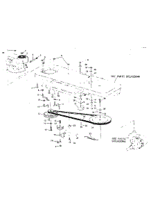 Drive Assembly parts for Craftsman Front-Engine Lawn Tractor 536250960 from AppliancePartsPros.com