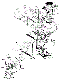 Motion Drive Assembly parts for Craftsman Front-Engine Lawn Tractor 536252570 from AppliancePartsPros.com