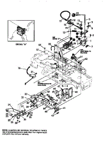 Mower Suspension Assembly parts for Craftsman Front-Engine Lawn Tractor 536252571 from AppliancePartsPros.com