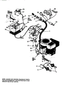 Electrical Assembly parts for Craftsman Front-Engine Lawn Tractor 536252571 from AppliancePartsPros.com