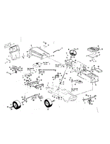 Top Half parts for Craftsman Front-Engine Lawn Tractor 536255110 from AppliancePartsPros.com