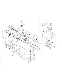 Transmission parts for Craftsman Front-Engine Lawn Tractor 536255110 from AppliancePartsPros.com