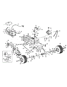 Drive Assembly parts for Craftsman Front-Engine Lawn Tractor 536255112 from AppliancePartsPros.com