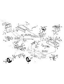 Top Half parts for Craftsman Front-Engine Lawn Tractor 536255112 from AppliancePartsPros.com