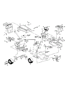 Top Half parts for Craftsman Front-Engine Lawn Tractor 536255113 from AppliancePartsPros.com