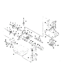 Transmission parts for Craftsman Front-Engine Lawn Tractor 536255113 from AppliancePartsPros.com