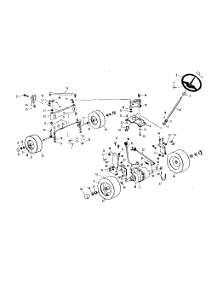 Steering And Front Axle parts for Craftsman Front-Engine Lawn Tractor 536255210 from AppliancePartsPros.com