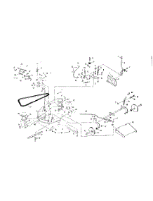 Mower Deck parts for Craftsman Front-Engine Lawn Tractor 536255210 from AppliancePartsPros.com