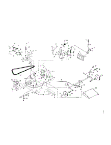 Mower Deck parts for Craftsman Front-Engine Lawn Tractor 536255212 from AppliancePartsPros.com