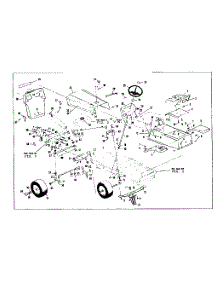 Top Half parts for Craftsman Front-Engine Lawn Tractor 536255220 from AppliancePartsPros.com