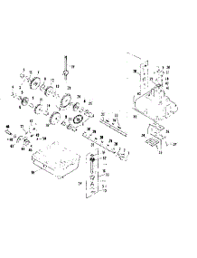 Transmission parts for Craftsman Front-Engine Lawn Tractor 536255220 from AppliancePartsPros.com
