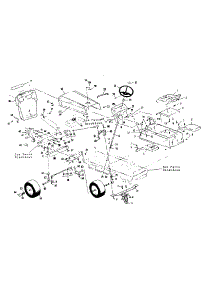 Top Half parts for Craftsman Front-Engine Lawn Tractor 536255221 from AppliancePartsPros.com