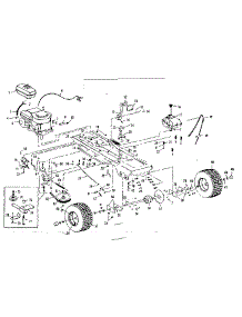 Drive Assembly parts for Craftsman Front-Engine Lawn Tractor 536255230 from AppliancePartsPros.com