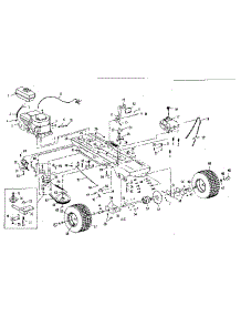 Drive Assembly parts for Craftsman Front-Engine Lawn Tractor 536255231 from AppliancePartsPros.com