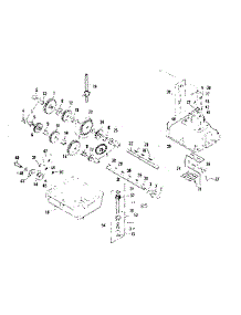 Transmission parts for Craftsman Front-Engine Lawn Tractor 536255231 from AppliancePartsPros.com