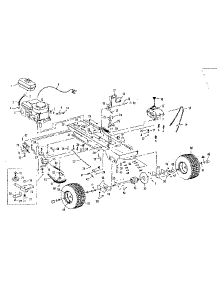 Drive Assembly parts for Craftsman Front-Engine Lawn Tractor 536255232 from AppliancePartsPros.com