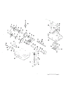 Transmission parts for Craftsman Front-Engine Lawn Tractor 536255232 from AppliancePartsPros.com