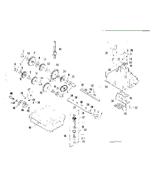 Transmission parts for Craftsman Front-Engine Lawn Tractor 536255240 from AppliancePartsPros.com