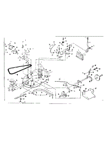 Mower Deck parts for Craftsman Front-Engine Lawn Tractor 536255250 from AppliancePartsPros.com