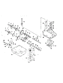 Transmission parts for Craftsman Front-Engine Lawn Tractor 536255250 from AppliancePartsPros.com