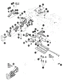 Rear Steering Assembly parts for Craftsman Front-Engine Lawn Tractor 536255860 from AppliancePartsPros.com