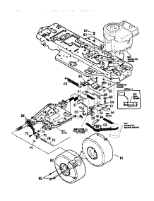 Motion Drive Assembly parts for Craftsman Front-Engine Lawn Tractor 536255860 from AppliancePartsPros.com