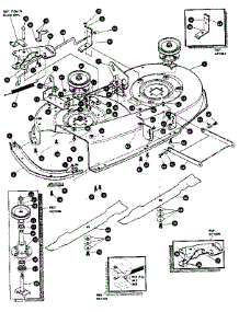 Pre-Painted Deck Assembly parts for Craftsman Front-Engine Lawn Tractor 536255860 from AppliancePartsPros.com